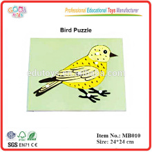 Montessori materiales, Montessori animal puzzle-bird